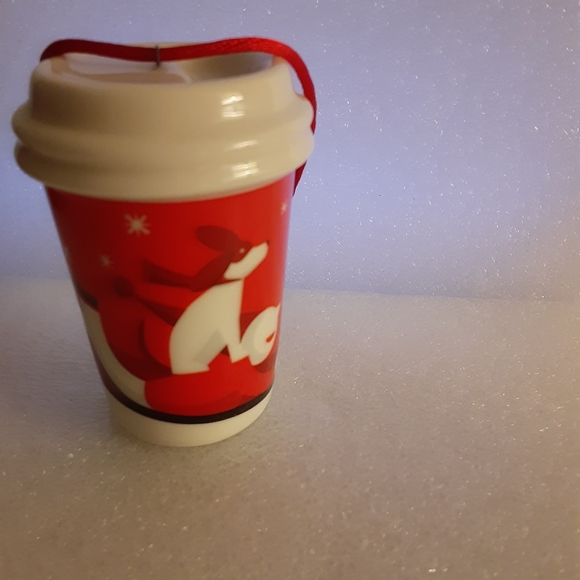 Christmas Starbucks 2011 Dog and Sleigh Ornament - Picture 6 of 8